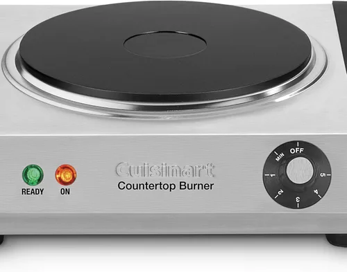 Miniatura 6 de Cuisinart Horno tostador de convección, acero inoxidable, TOB-260N1 y CB-30P1 de hierro fundido de una sola quemadora, acero inoxidable
