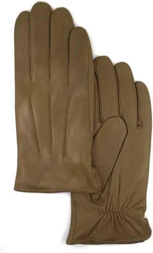 Miniatura 7 de Guantes de piel de cordero de napa de lujo para hombre