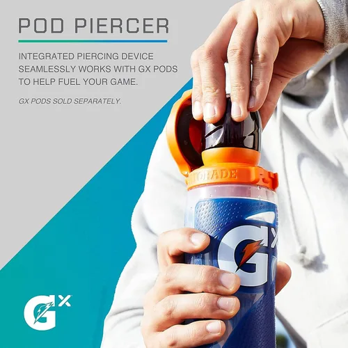Miniatura 6 de Gatorade Gx NFL - Botellas antideslizantes para apretar, 30 onzas líquidas, sistema de hidratación Gx