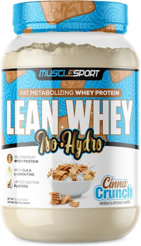 Miniatura 6 de Musclesport Lean Way Proteína vegetal - Mezcla de proteína de guisante y proteína de arroz integral, con CLA, MCT y L-carnitina añadidos, 20