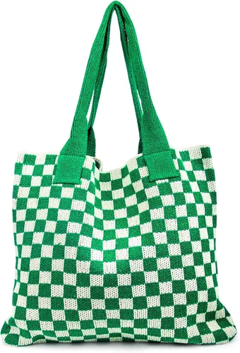 Miniatura 37 de Bolsas de ganchillo para mujer, bolsa de mano de playa de verano, bolsa de hombro de gran capacidad, bolsa de hobo estética, bolsa de punto, bolsa