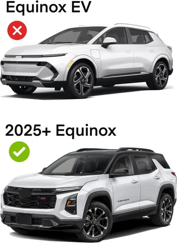 Miniatura 3 de Accesorios Chevy Equinox 2025-2026 – Viseras de ventana (no EV), protectores de ventilación / lluvia con cinta de canal exterior, policarbonato
