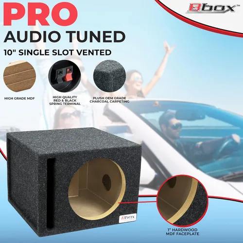Miniatura 6 de Caja para parlante sellada Bbox, Ventilado de un agujero, Carbón