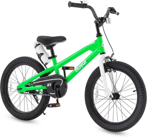 Miniatura 17 de RoyalBaby Freestyle Kids Bike 12 14 16 Inch with Training Wheels, 18 Inch with Kickstand, Bicycle for Ages 3-10 Years Boys Girls