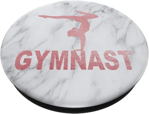 Miniatura 2 de Gimnasia de oro rosa, mármol de gimnasia – PopSockets Grip y soporte para teléfonos y tabletas