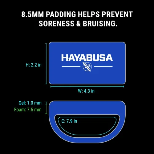 Miniatura 4 de Hayabusa Protectores de nudillos de boxeo Azul
