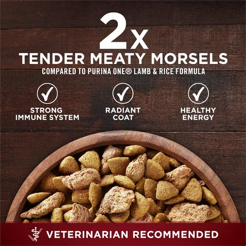 Miniatura 8 de Purina ONE True Instinct con una mezcla de pavo auténtico y venado, alimento para perros seco - Bolsa de 15 lb