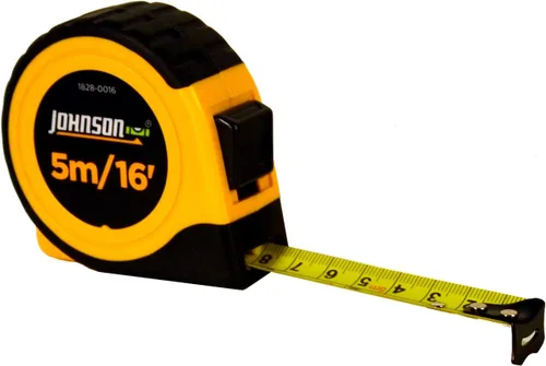Miniatura 3 de Johnson Level & Tool 1828-0016 - Cinta métrica (16 pies), color negro y amarillo, 1 cinta