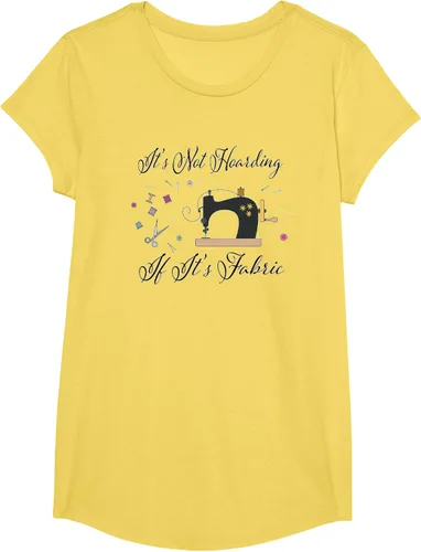 Miniatura 62 de It's Not Hoarding If Its - Camiseta de costura para acolchado, Blanco, S