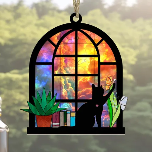 Miniatura 20 de Atrapasoles conmemorativo para gatos, regalo de condolencia de mascotas, regalo de condolencia de gatos, recuerdos de recuerdo de mascotas, regalos