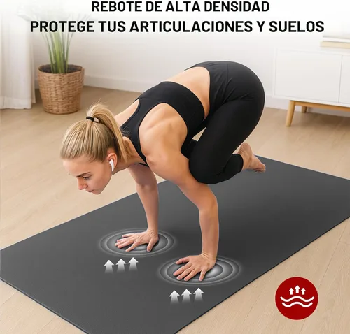 Miniatura 3 de Stepwaver Esterilla de yoga extragrande de 6 x 4 pies (1/3 pulgadas y 1/4 pulgadas de grosor), antideslizante, ultra duradera, amplia alfombrilla