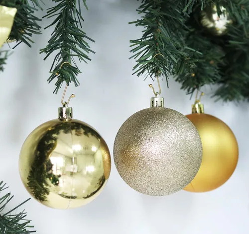 Miniatura 5 de Lemonfilter 120 ganchos para adornos de Navidad, ganchos dorados para colgar árboles y bolas