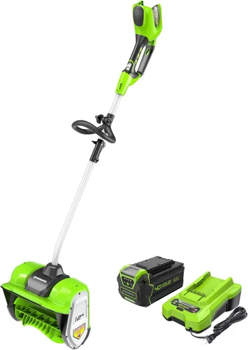 Pala para nieve, de Greenworks, Gmax 40 V, de 12 pulgadas