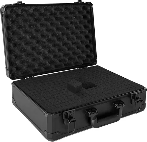 Miniatura 11 de Funda de transporte rígida de 14 pulgadas, ideal para almacenamiento de sistemas de micrófono inalámbrico y transporte de equipos de cámara