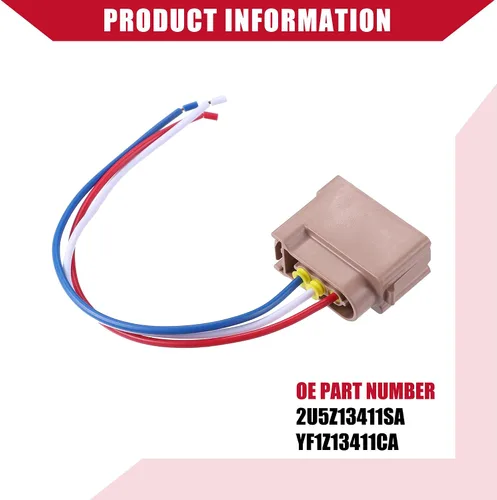 Miniatura 7 de No.2U5Z13411SA - Soporte para lámpara trasera y de coche con arnés de cable para Ford F-150 2004-2017, conector de señal de luz, plástico, 1 unidad