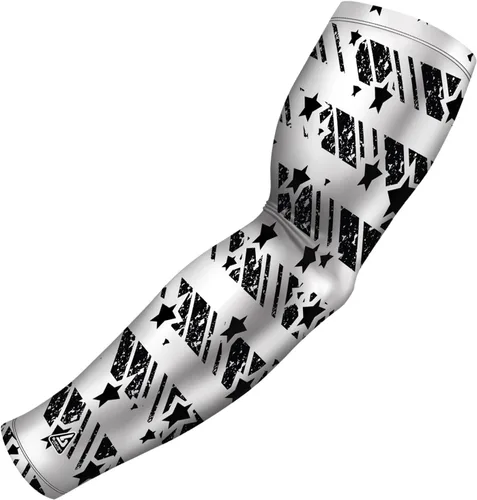 Miniatura 7 de B-Driven Sports Sleeve Pro-Fit - Manga Patriótica - Estados Unidos, Cuba, México, Israel, Canadá, Venezuela, Rep. Dominicana - Individual Bandera