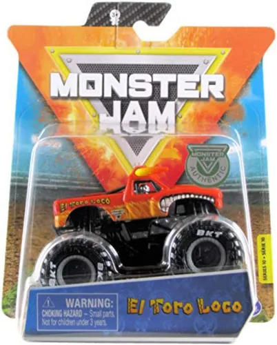 Monster Jam, Camión monstruo oficial Joker, vehículo fundido a presión, serie de camiones de héroes y villanos, escala 1:64