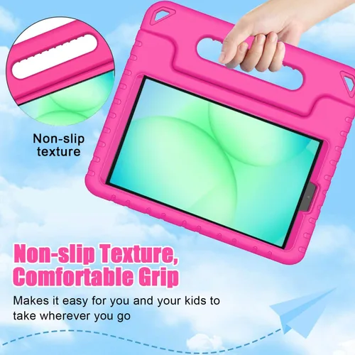 Miniatura 4 de BMOUO Funda infantil para Samsung Galaxy Tab A11 de 8.7 pulgadas 2025, Galaxy A9 de 8.7 pulgadas 2023 / A7 Lite 2021 con protector de pantalla, a