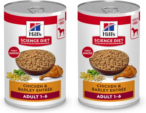 Miniatura 18 de Hill's Science Diet Alimento húmedo para perros adultos de 1 a 6, carne de res y cebada, latas de 5.8 onzas, paquete de 24