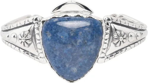 Miniatura 5 de Pulsera de plata de ley con piedras preciosas de flecha tamaño S M L Metal howlita