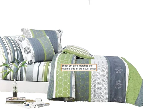 Miniatura 2 de Swanson Beddings Juego de sábanas Serene 100% algodón: sábana bajera, sábana encimera y una funda de almohada a juego (tamaño individual)