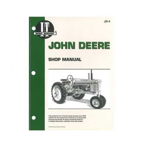 Miniatura 5 de RAParts SMJD4 ITJD4 JD-4 JD4 Nuevo manual de taller para tractor John Deere A B D G H M MT