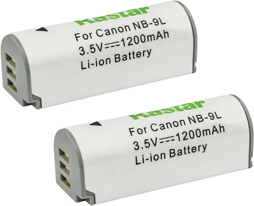 Miniatura 5 de Kastar Paquete de 1 batería NB-9L de 3.5 V 1200 mAh de repuesto para Canon PowerShot N, PowerShot N2, Powershot ELPH 510 HS, Powershot ELPH 520 HS