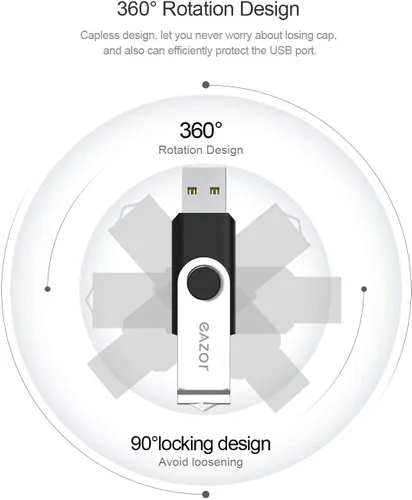 Miniatura 6 de Unidad flash USB de 128 GB, 64 GB, 4 GB, unidad flash USB, paquete de 5, paquete de 2 unidades de 20 unidades USB para almacenamiento de datos
