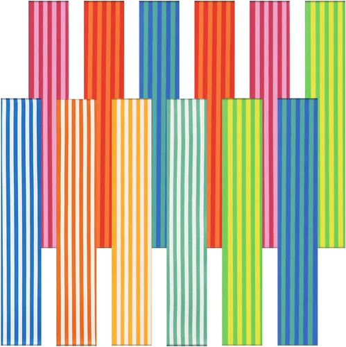 Tessco Paquete de 12 toallas para sillas de playa, sillas de piscina y cruceros, elásticos, resistentes al viento, clips para toallas de playa,