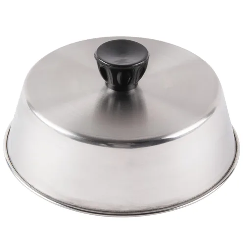 Miniatura 2 de American Metalcraft BA640S - Cubiertas redondas de acero inoxidable para untar (6 ½") de diámetro.