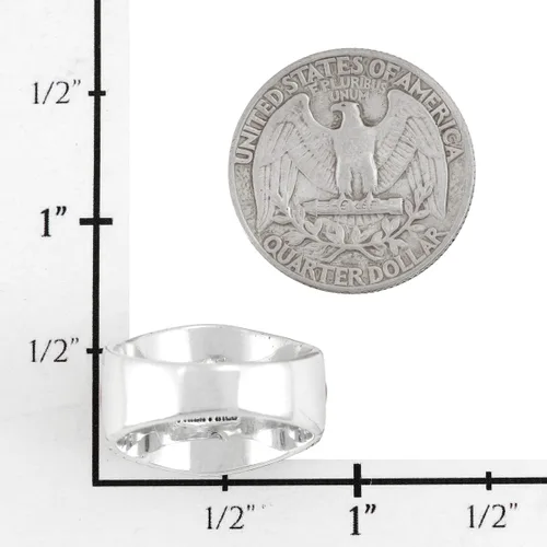 Miniatura 4 de Anillo turquesa de plata de ley 925 con piedras preciosas auténticas, tamaño 6 a 11