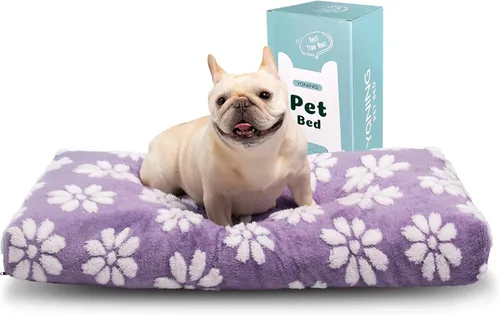 Miniatura 12 de Camas para perros grandes, bonita cama gruesa para perrera, cama mullida para mascotas con funda extraíble lavable y parte inferior antideslizante