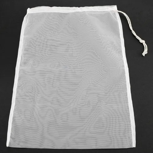 Miniatura 7 de Yosoo Bolsa de filtro de vino de malla de 100 unidades, reutilizable, para elaboración de cerveza casera, utilizada en fermentación, mermelada