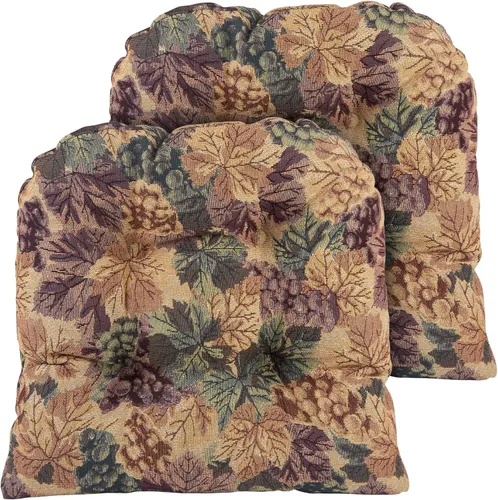 Miniatura 116 de Klear Vu Gripper Overstuffed - Cojines universales antideslizantes para silla de comedor para decoración de cocina o uso de oficina, almohadilla