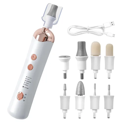 Miniatura 7 de Droyek Máquina Taladro Eléctrico de Uñas Lima Eléctrica Kit de Lima de Uñas para Principiantes Uñas de Gel Acrílico Manicura Pedicura Herramienta