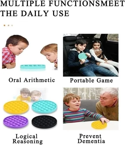 Miniatura 2 de 12 piezas aleatorias de juguetes para ansiedad, juego de juguetes sensoriales Push Pop Fidget, regalos para aliviar el estrés para niños y adultos