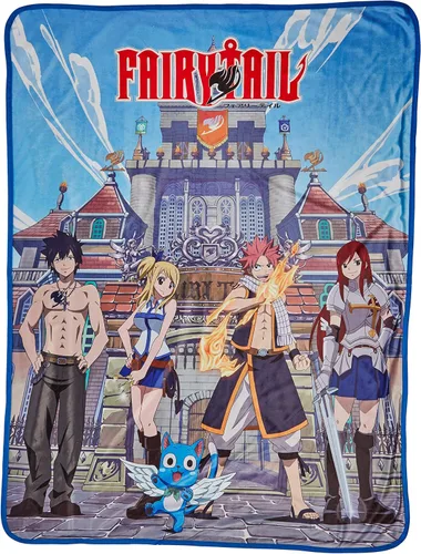 Miniatura 2 de GE Animation GE-57825 Fairy Tail Group & Building - Manta de sublimación