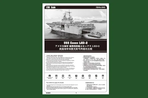 Miniatura 5 de Hobby Boss USS Essex LHD-2 Kit de construcción de modelo de barco