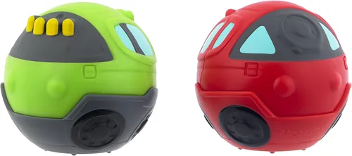 Miniatura 4 de Little Tikes Learn & Play Roll Arounds Off Roadin' Vehicle Paquete de 2 autos de juguete y juego de pelota en uno, fácil agarre y rollo, regalos