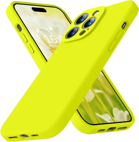 Miniatura 73 de Funda compatible con iPhone 13 de 6.1 pulgadas, de silicona líquida premium [forro de microfibra suave antiarañazos], goma de gel, protección Uva