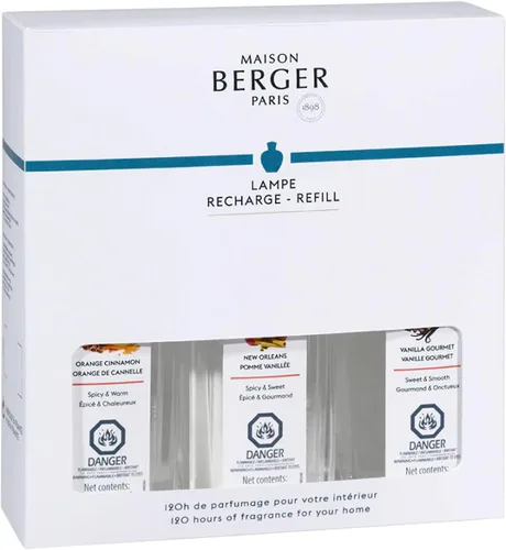 Miniatura 2 de MAISON BERGER Lampe Berger – Recarga de fragancia Trio para difusor de aceite de fragancia del hogar - 3 x 8.45 onzas líquidas / 3x250 mililitros