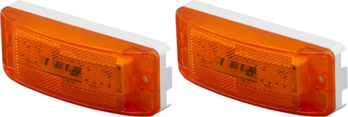 Grote G2103 Hi Count Yellow Turtleback II - Luz de marcador LED (2 unidades)