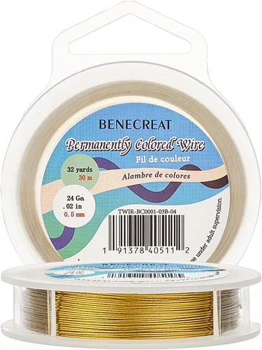 Miniatura 10 de BENECREAT 98 pies 0.02 pulgadas (0.5mm) alambre de cuentas de 7 hebras negro alambre de acero inoxidable recubierto de nailon para collar, pulsera