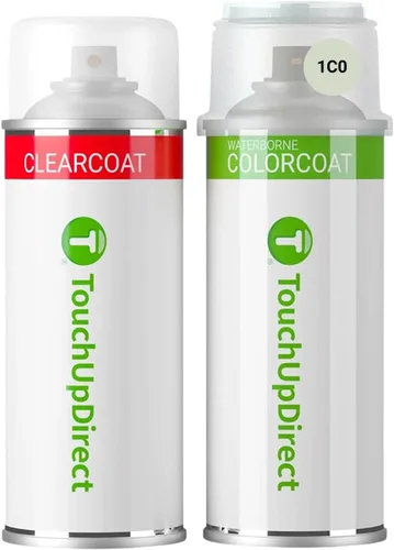 TouchUpDirect 1C0 Plata/Plata Metálica Milenio para Toyota Pintura de Retoque Exact Match en Aerosol - Paquete Esencial Plateado