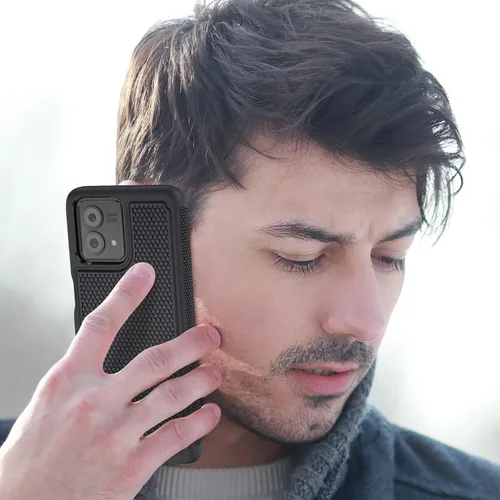 Miniatura 8 de FNTCASE Funda para Motorola Moto G-Stylus-5G-2023: funda protectora de doble capa a prueba de golpes Parte trasera texturizada antideslizante