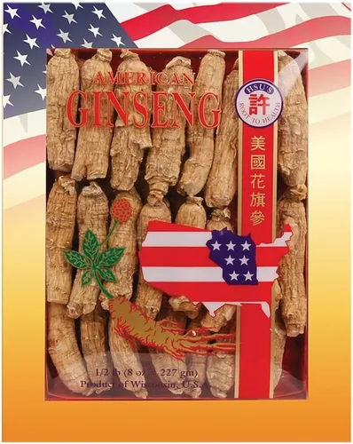 Miniatura 7 de Hsu's SKU 0130-4 Caja de raíces de ginseng americano de Wisconsin medio corto extra grande de 4 onzas para té, sopa y regalos, premium, sin OMG, sin