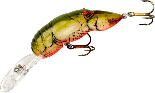 Miniatura 40 de Rebel Lures Cebo de Pesca Original Realista para Cangrejo Crankbait Nest Robber
