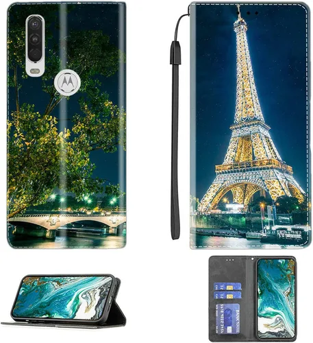Miniatura 47 de Funda para Moto One Zoom compatible con Motorola One Zoom Phone Case Flip Stand Cover Magnetic Close YHD