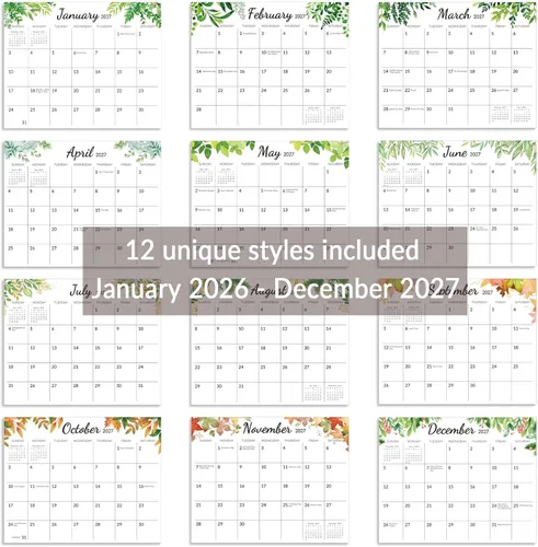 Miniatura 3 de Magnetic Calendar for Refrigerator, 10"x 8" Fridge Calendar from Jul. 2026 to Dec. 2027, Wall Calendars 2026-2027 Prefect for Planning and