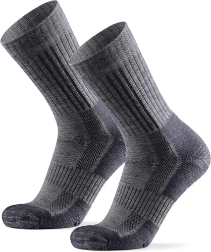 DANISH ENURANCE - Calcetines de senderismo para exteriores, lana merino, hombres y mujeres, paquete de 2